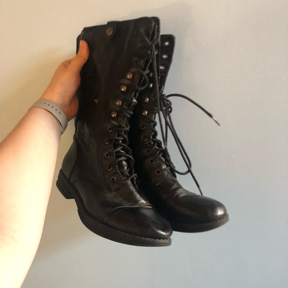 Black Combat Boots